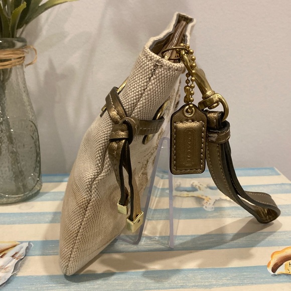 Coach Audrey Starfish Canvas Clutch/Wristlet - Picture 7 of 13